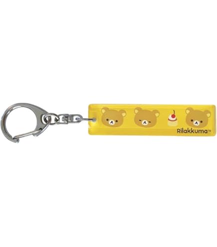 Amazon.co.jp: 牛久保工芸社 リラックマ 3連メタルキーチェーン